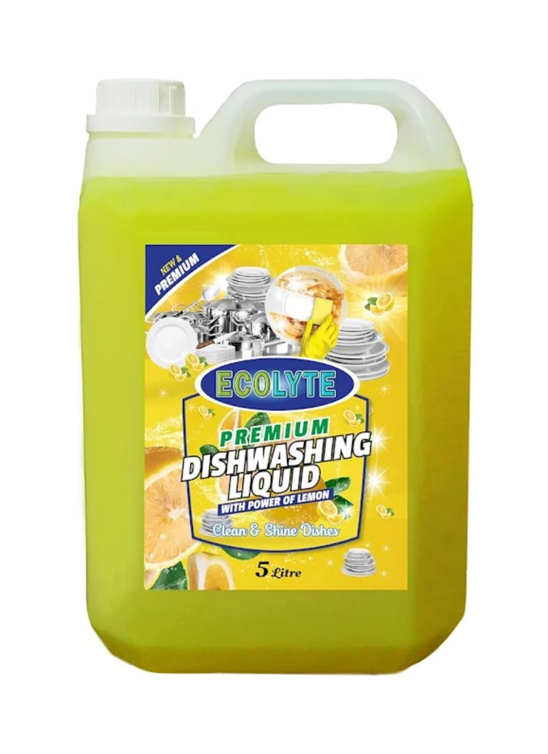 Ecolyte Premium Lemon Dishwashing Liquid 5L